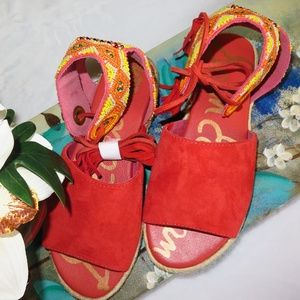 *NEW*  Sam Edelman SHAE ESPADRILLE Sandals US 5M